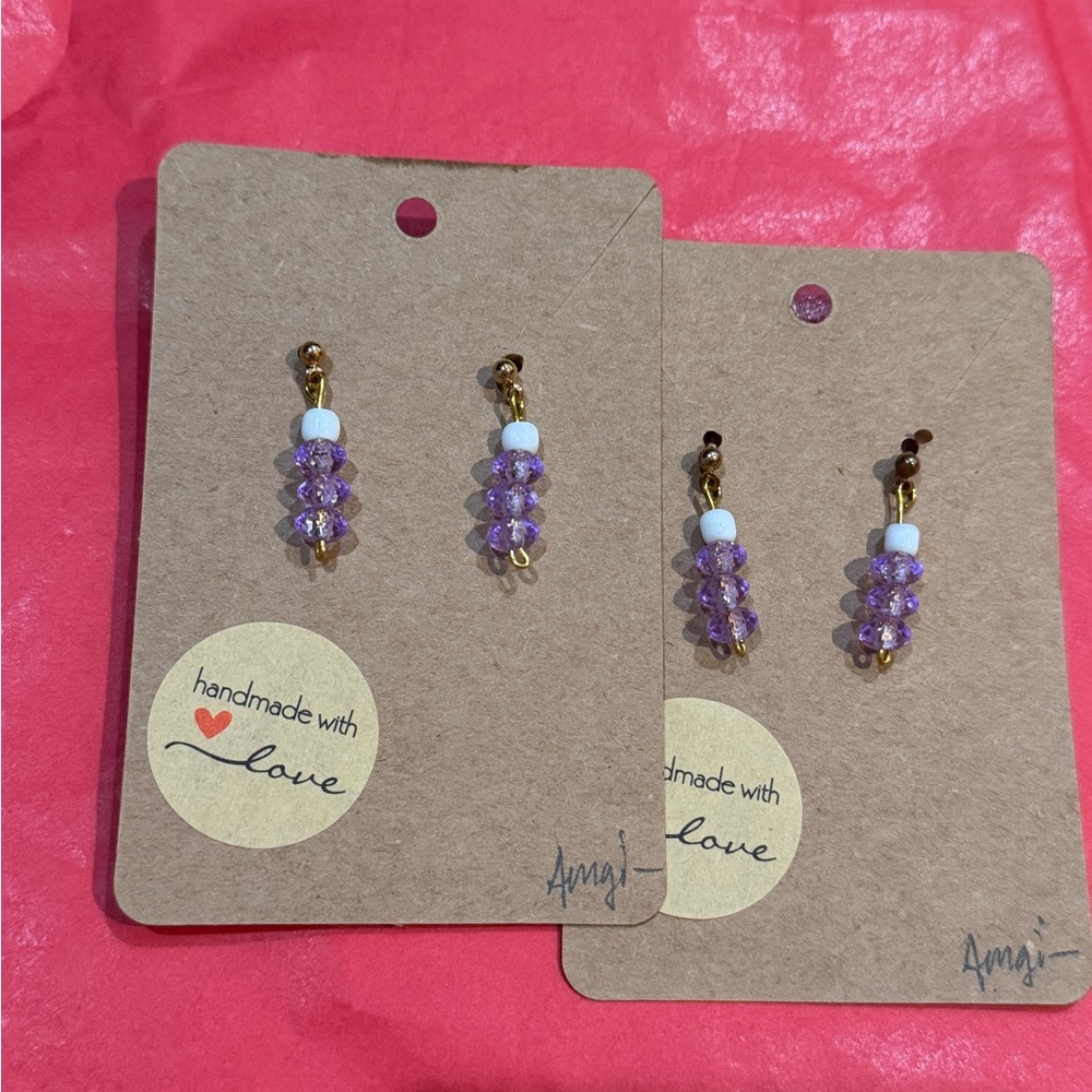 Classy Purple earrings